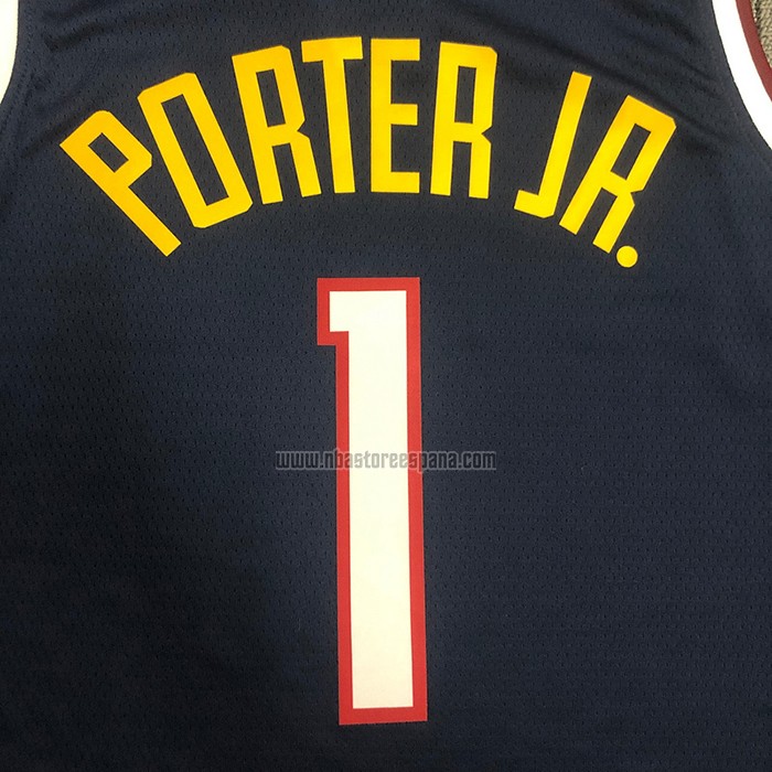 Camiseta Denver Nuggets Michael Porter Jr. NO 1 Icon Azul